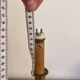 Antique Column Candle Holder Lamp Golden Brass Empire Directoire Neo-Classical