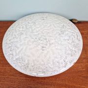 Large frosted glass ceiling light (diam 45cm), Doria, 1970