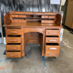 Double box oak cylinder desk early twentieth century (1930/1940)