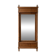 Antique solid wood wardrobe with mirror