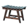Bohemian footrest in wenge, 1970s Japandi stool