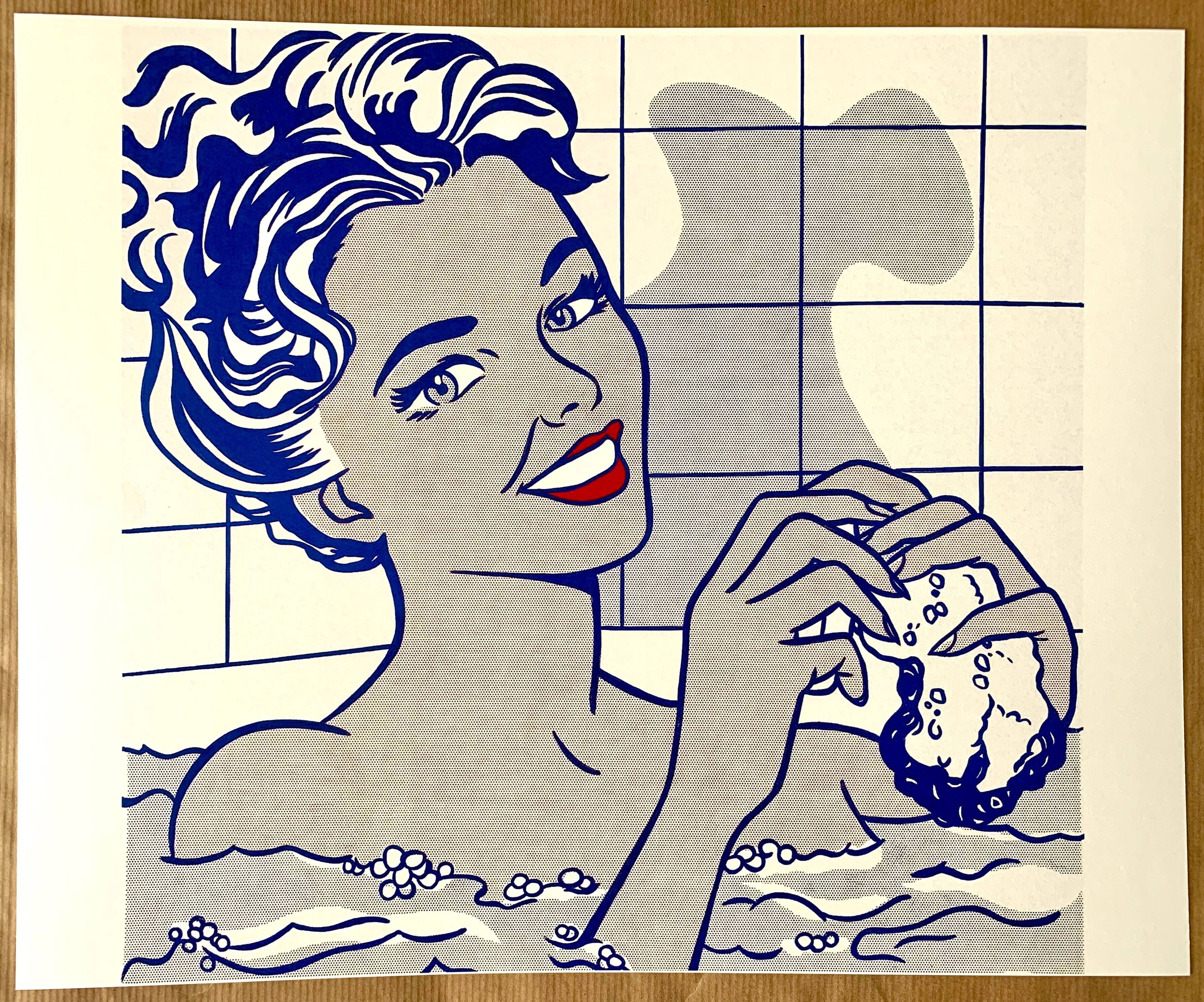 Impression lithographique pop art roy lichtenstein 