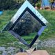 70s/80s design mirror made in Belgium