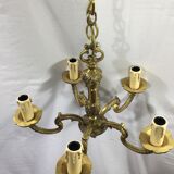 5-light bronze chandelier