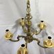 5-light bronze chandelier
