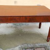 Antique writing table in mahogany, Louis Philippe style, Austria, 19th century.