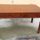 Antique writing table in mahogany, Louis Philippe style, Austria, 19th century.