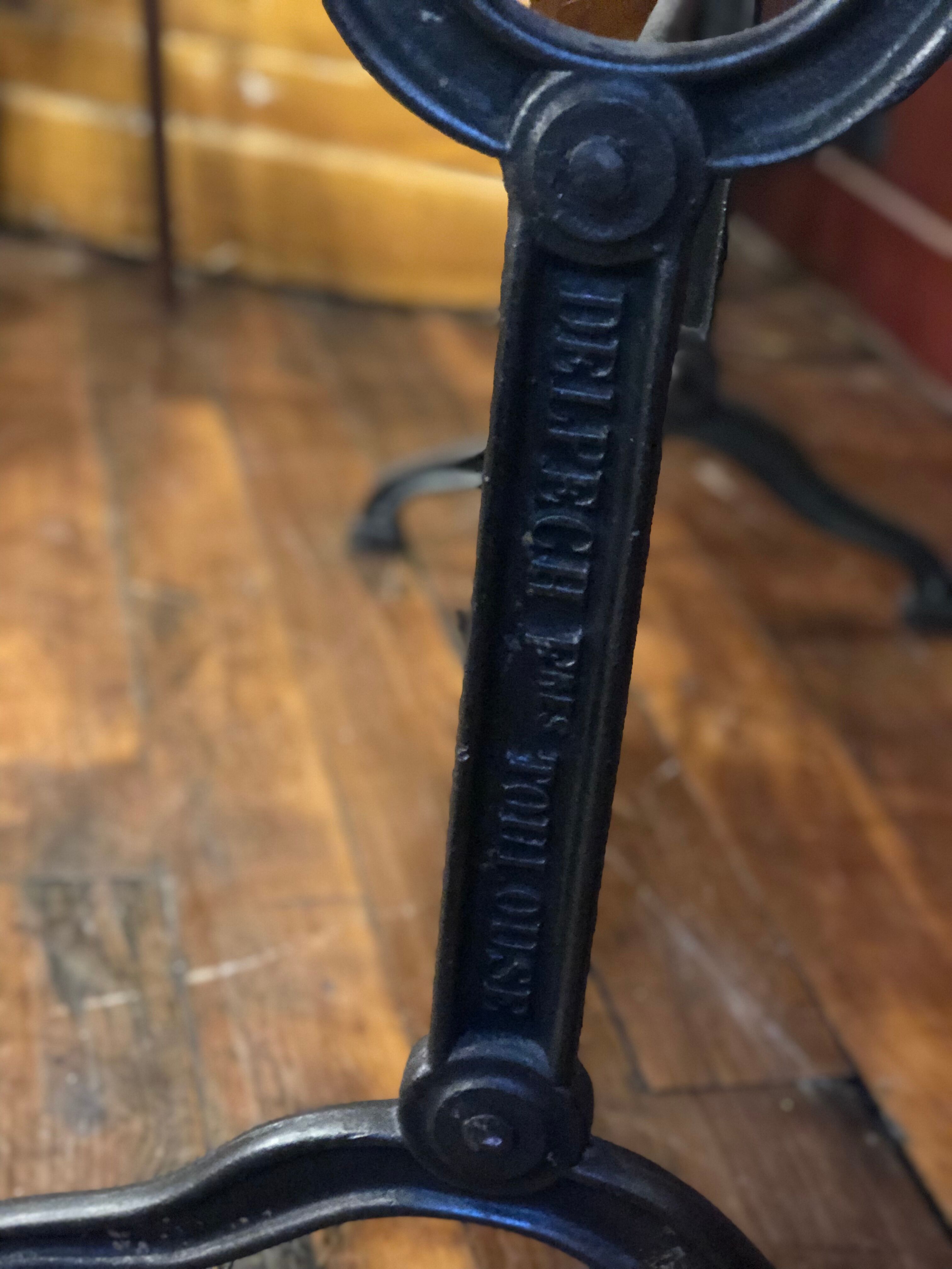 Former top bistro table marble