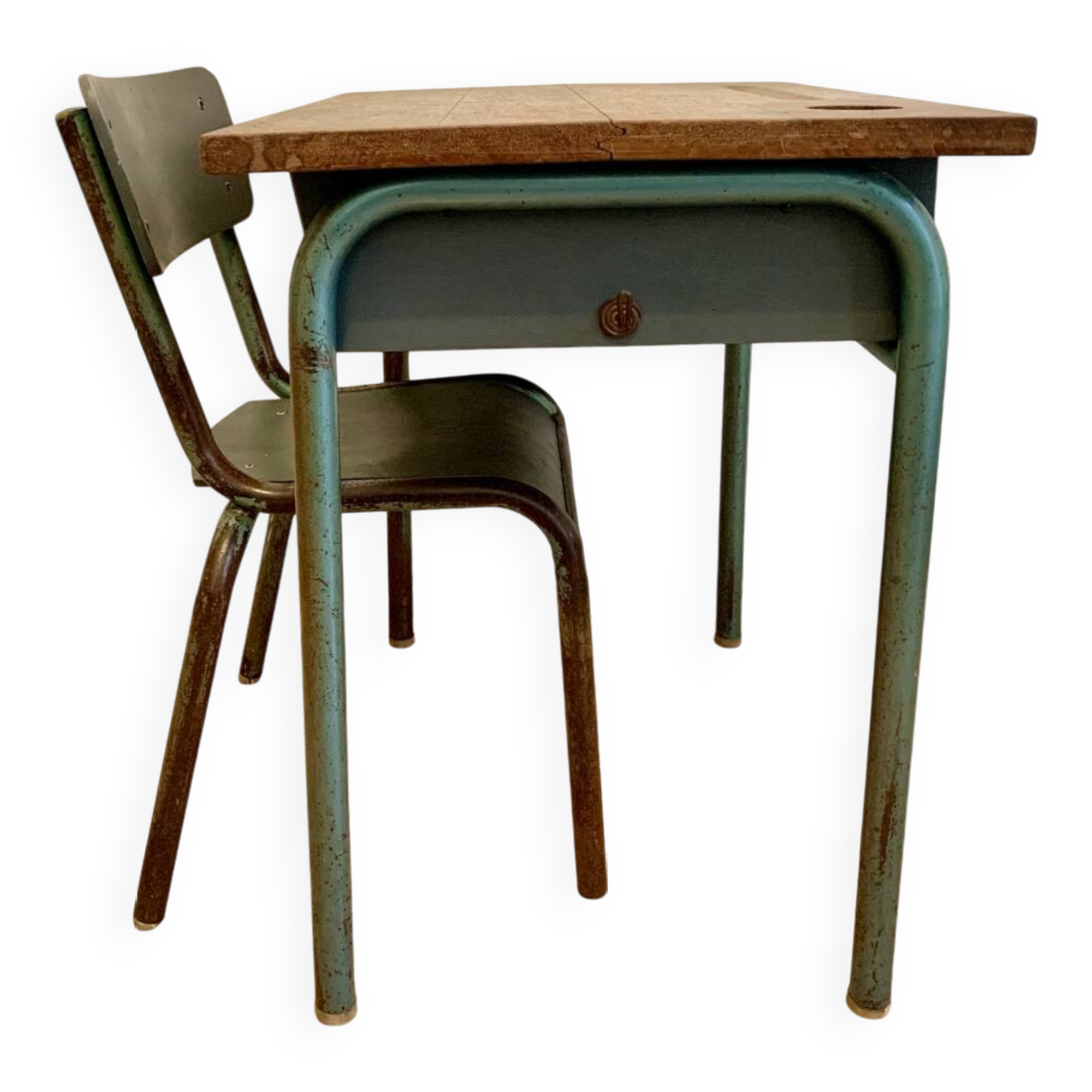 Vintage school desk