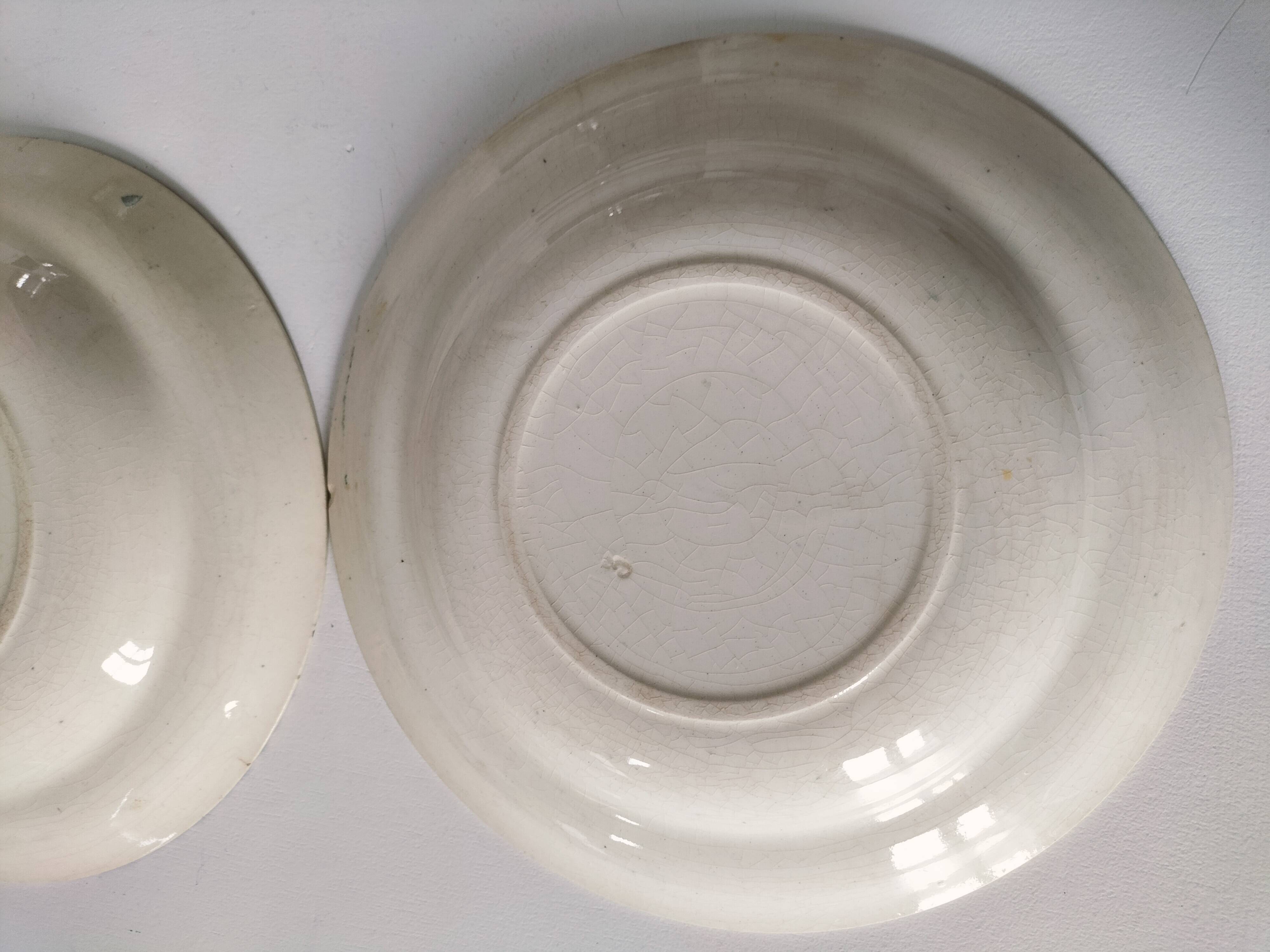 Duo Assiettes creuses Boulenger Choisy le Roi