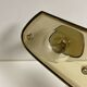 Vintage wall coat holder 70s 3 hooks in smoked plastic