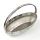 Viennese Secession nut basket, silver-plated brass, Austria, early 20th century