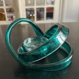 glass ribbon candle holder