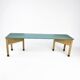 Table d'Appoint en Bambou et Verre, 1970s