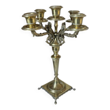 Antique brass candlestick