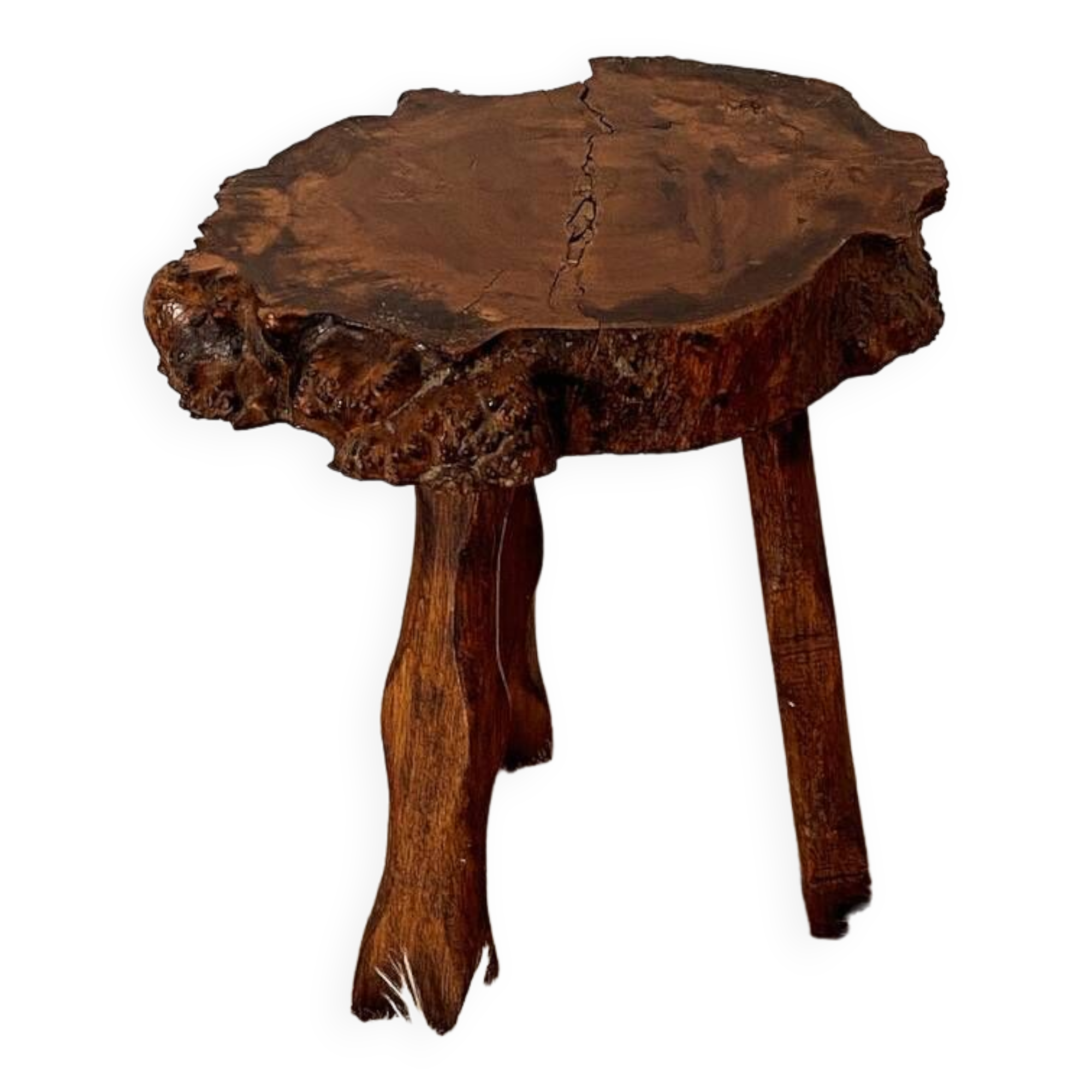 Elm tripod coffee table