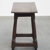 Grande table d'appoint / tabouret anglais antique