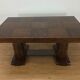 Massive and expandable art deco brutalist table