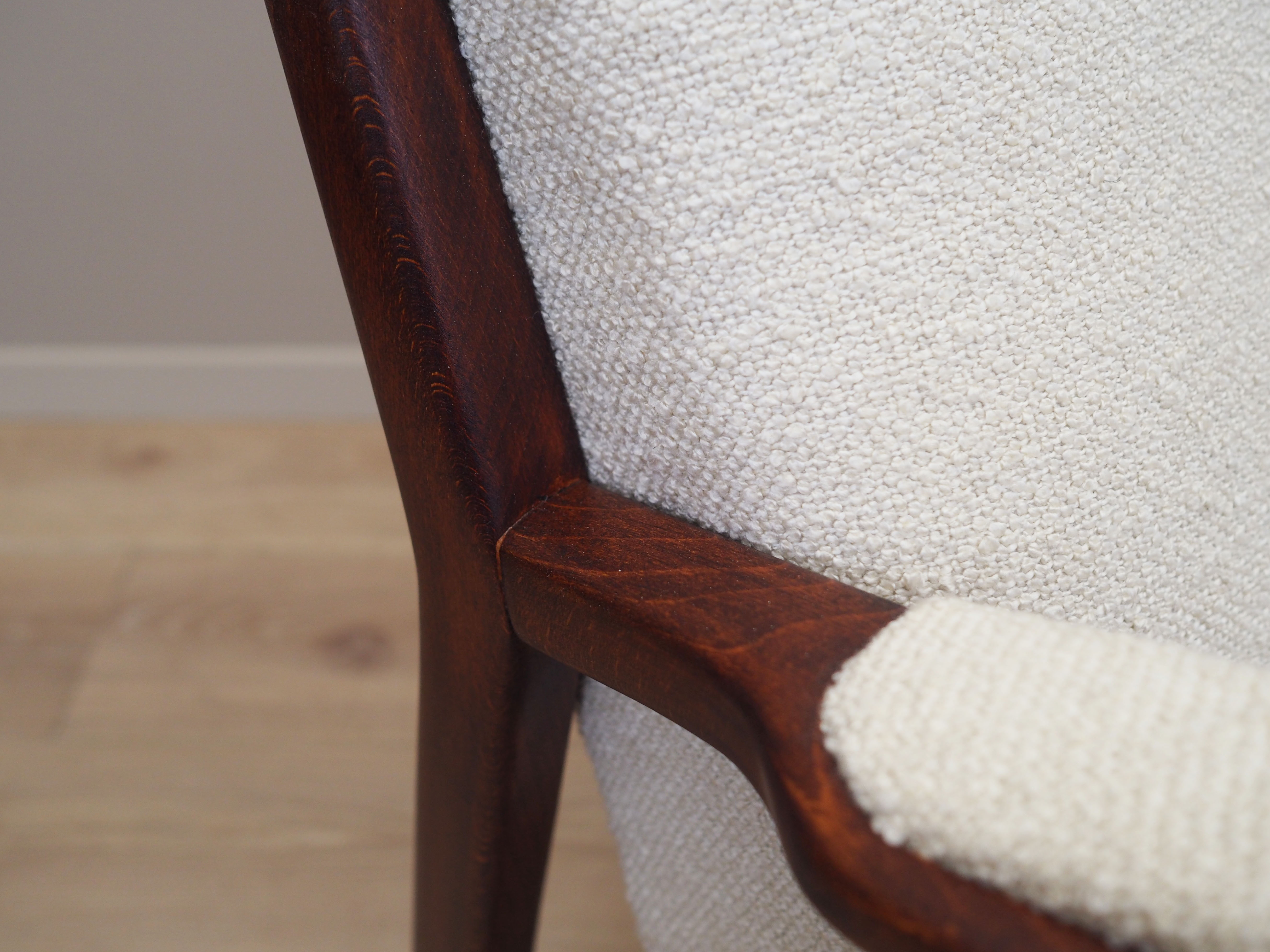 Beech armchair, Scandinavian design, 1960s, designer Folke Ohlsson, manufacturer DUX