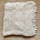 Bed throw crochet tablecloth 220x220