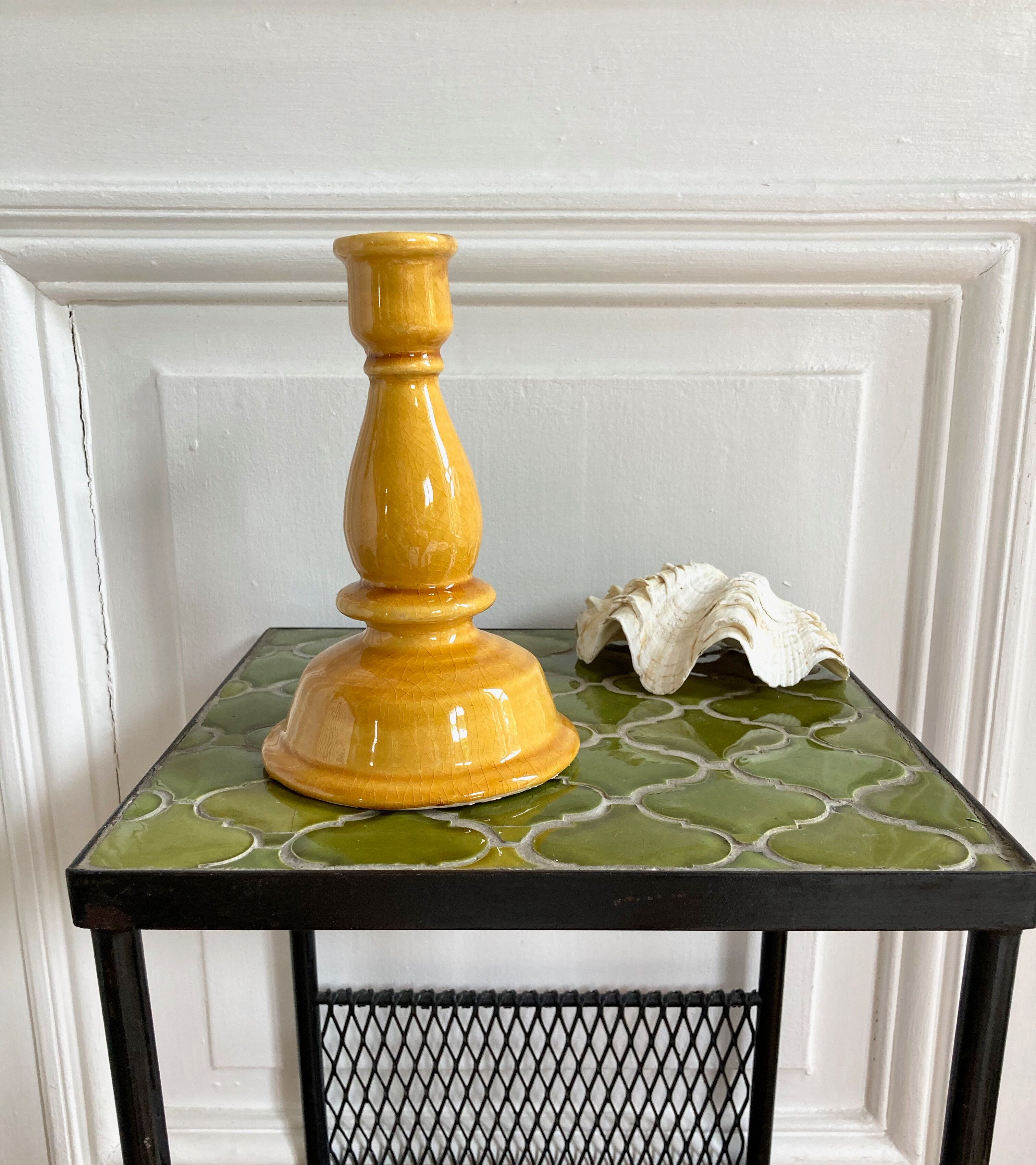 Ceramic candle holder