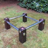 Table basse en verre fumé par Martin Visser pour Spectrum vers les années 1970