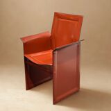 Ensemble de 6 chaises originales "Korium" par Tito Agnoli