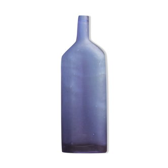 Bottle, vase, cobalt blue