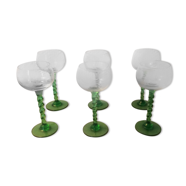 Service verres vintage