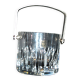 Glaçon Avignon ice bucket in Saint-Louis crystal with BAR WHISKY label