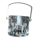 Glaçon Avignon ice bucket in Saint-Louis crystal with BAR WHISKY label