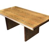 Vintage executive desk - large desk wenge 70s design