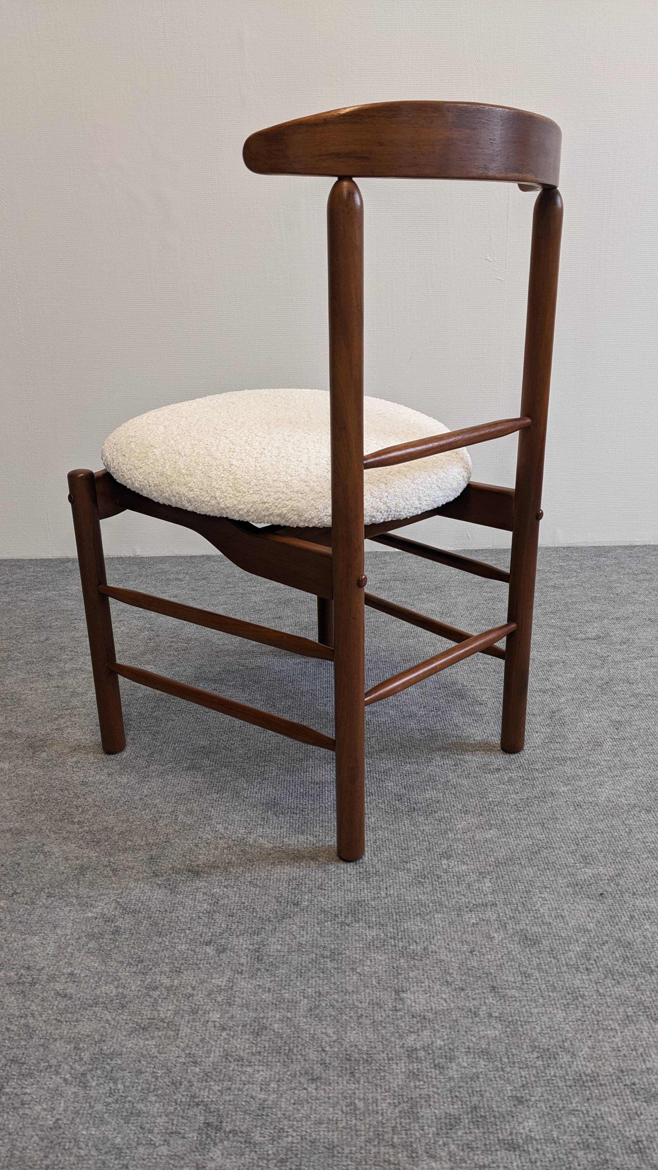 Set of 4 modernist chairs by Greta Magnusson Grossman, USA circa 1950.