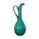 Vintage double glass vase-jug from Empoli (38 cm)