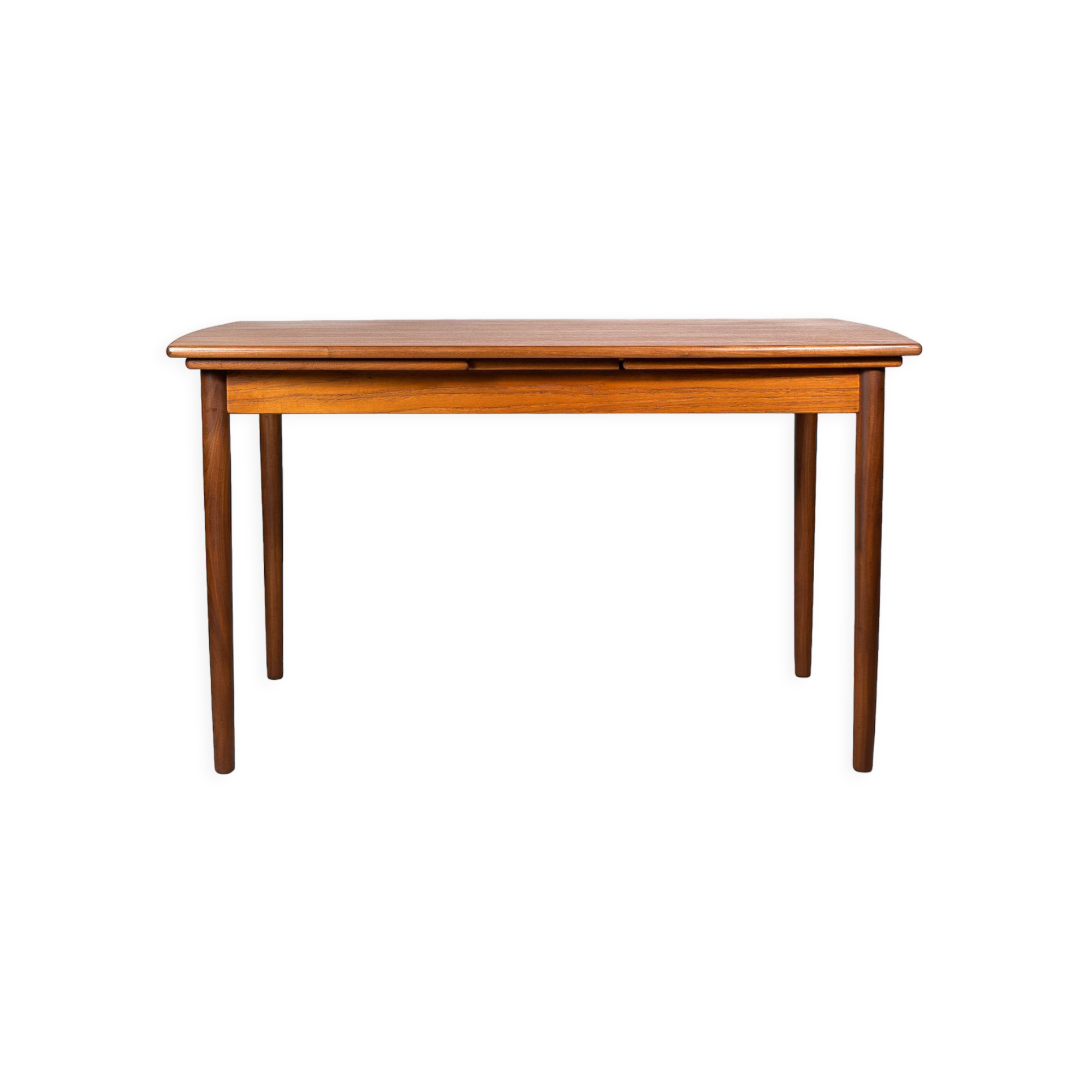 Mid Century Scandinavian Extendable Dining Table made of teak, Denmark, circa 1970