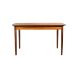 Mid Century Scandinavian Extendable Dining Table made of teak, Denmark, circa 1970