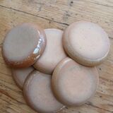 Stoneware coffee service, cups and saucers