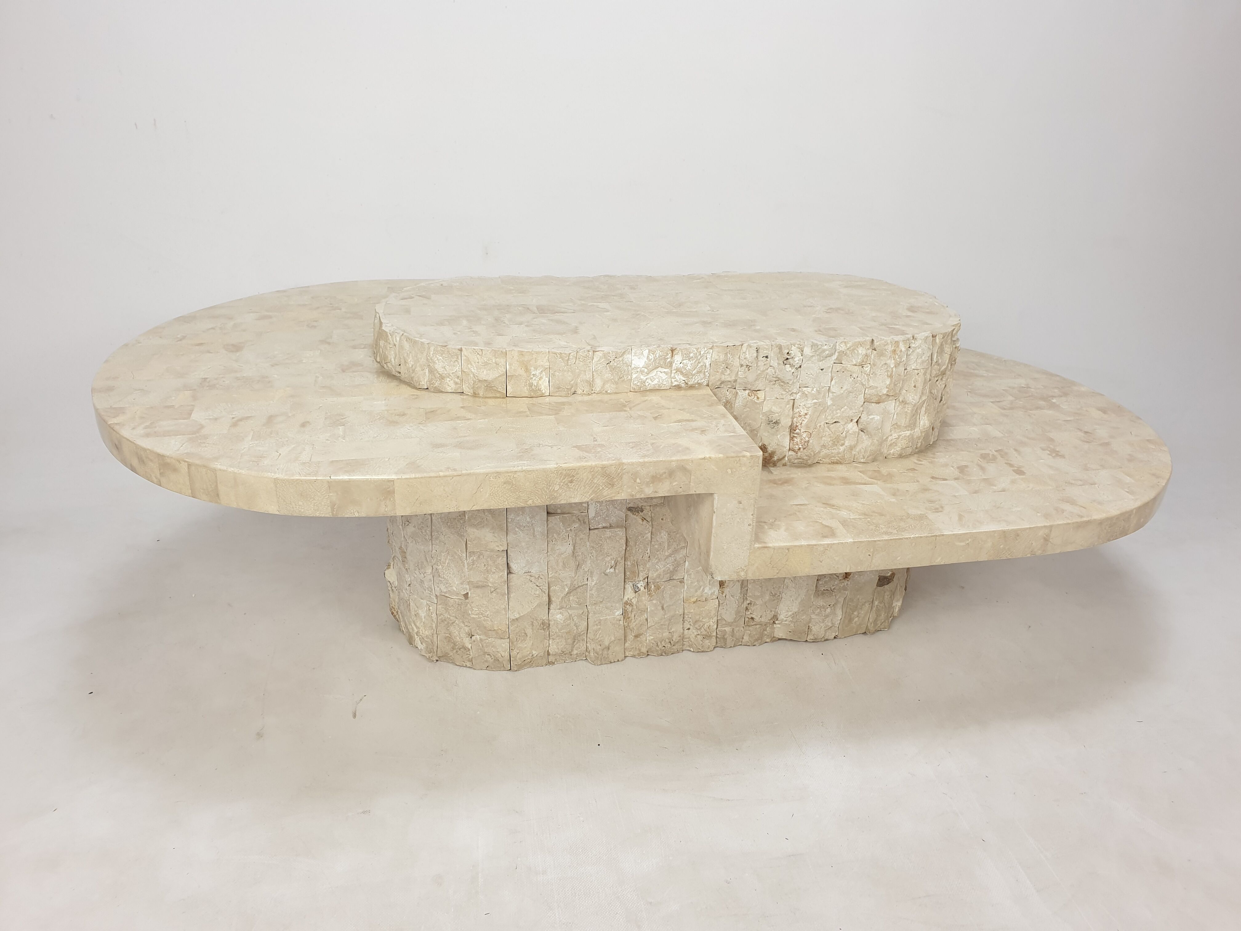 Magnussen Ponte Mactan Stone Coffee Table, 1980s