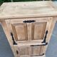 Renovated Spanish secretary in solid oak, 19th century