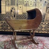 Regional work wooden cradle