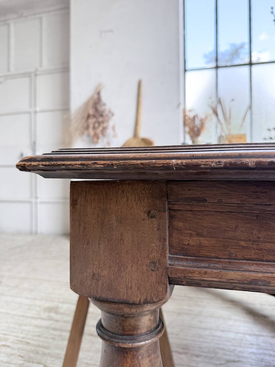 Oak table in Louis XIV style 1900