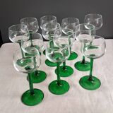 Carafe and balloon glasses for Alsace wine