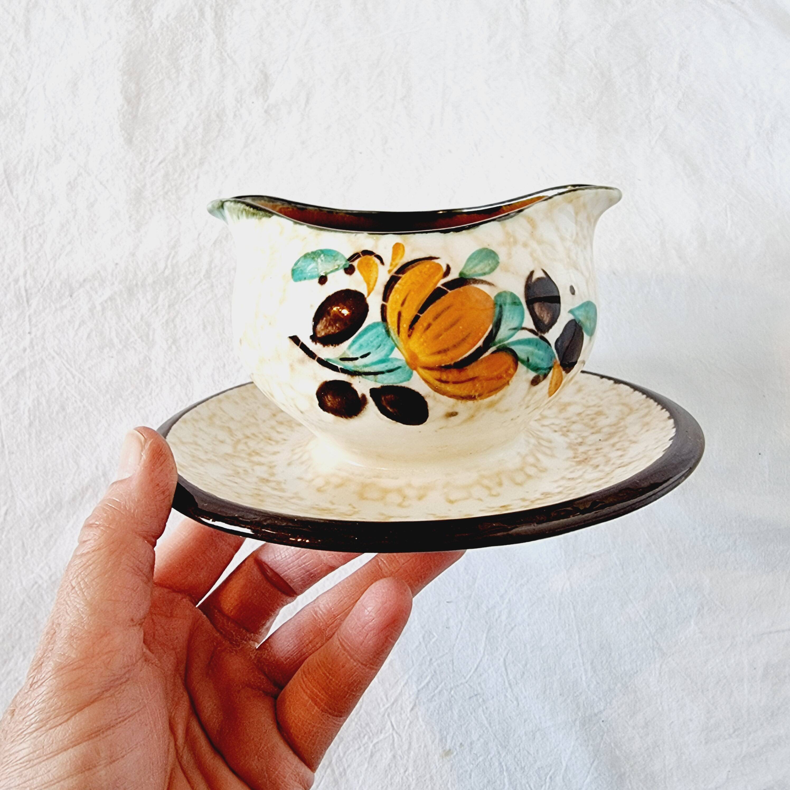 Vintage sauce boat Boch La Louvière Corfu Collection from the 60s