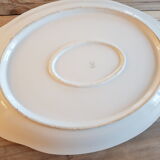 Dish of porcelain flowers pink gilded net Robert Haviland 1920