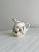 Ceramic sauce boat, hand painted milk jug