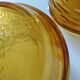 Duo of vintage vereco sunflower cups