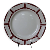 Ancien plat rond Badonviller modèle 'Louise'