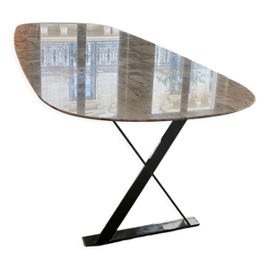 Table marbre blanc de