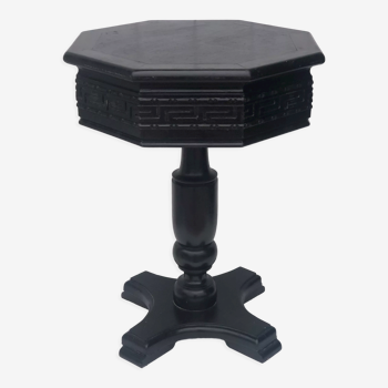 Moroccan table table black wood