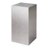 Stainless Steel Pedestal Plinth – Minimalist Sculptural Side Table